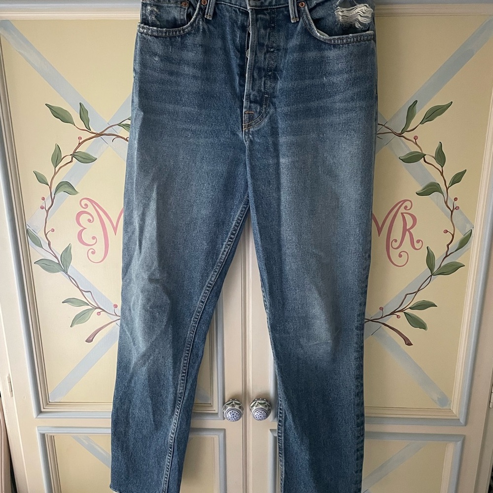 GRLFRND Karolina Blue Denim Jeans